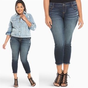 Torrid Women's Blue Ankle & Cropped Jeans
